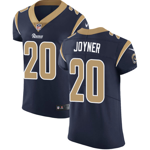 Nike Rams #20 Lamarcus Joyner Navy Blue Team Color Men's Stitched NFL Vapor Untouchable Elite Jersey